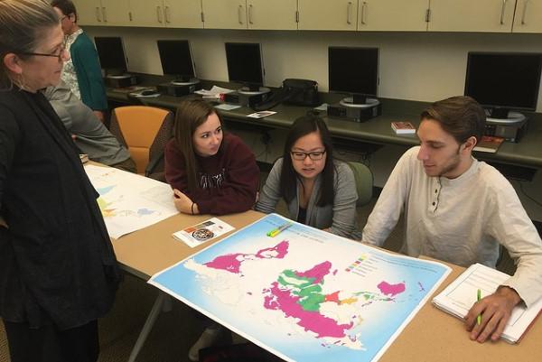 students map spatial across curriculum